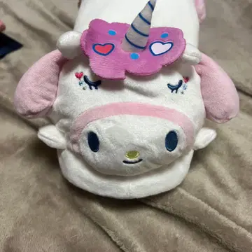 [ 신규 경품 ] 슈가후와 카루~세루 봉제 인형 슬리퍼 마이멜로디 산리오