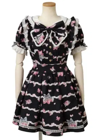 LIZLISA Creamy Berry 패턴 원피스 딸기 무늬 M 사이즈