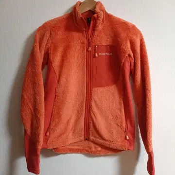 montbell 플리스 자켓 오렌지