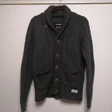 NAKED SUN 다크 그레이 가디건