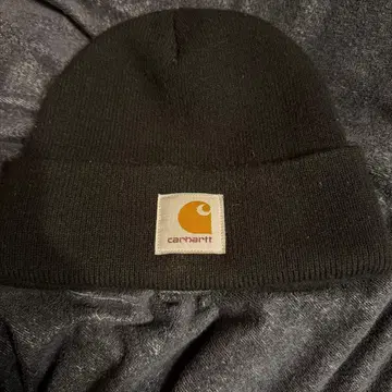carhartt 블랙 니트 모자