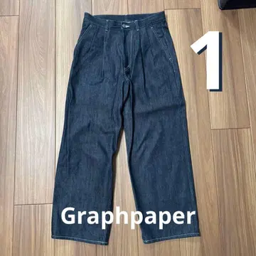 Graphpaper Selvage Denim Two Tuck Pants