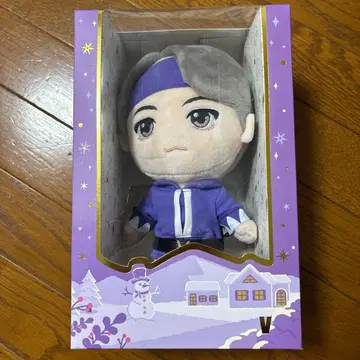 BTS V 봉제 인형 TinyTAN 보라색