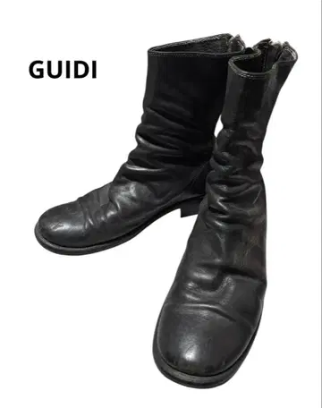 GUIDI 백 집 부츠 988
