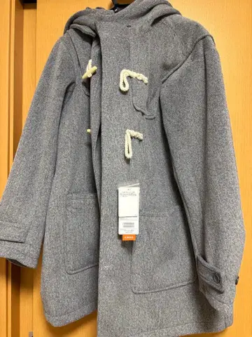 BEAMS HEART 그레이 더플 코트 ONE 사이즈