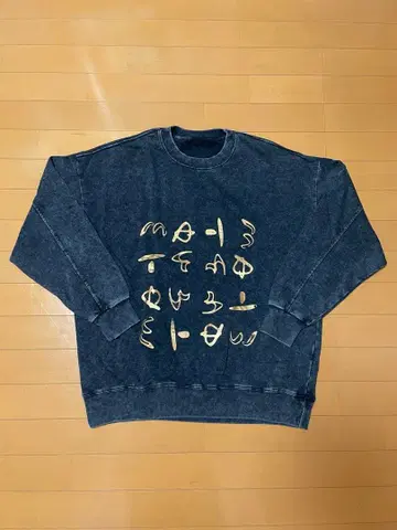 HIGE OSAKA mate sweat black x gold ( M )