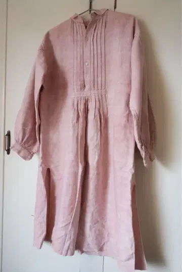 유럽 구제 의류 빈티지 원피스 핑크