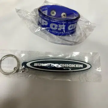 BUMP OF CHICKEN 러버 밴드와 키링 세트