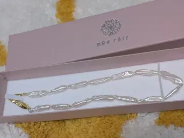 mon cote 화이트 펄 초커