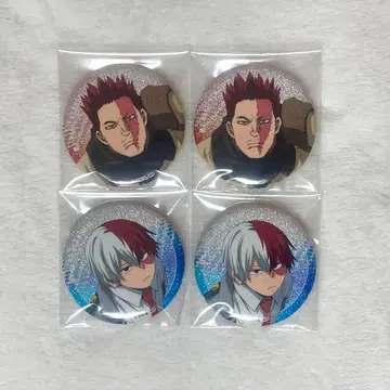 나의 히어로 아카데미아 히로아카 토도로키 쇼토 엔데버 캔뱃지 세트