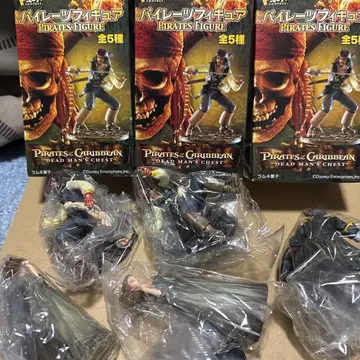캐리비안의 해적 피규어 4종 5개 미사용
