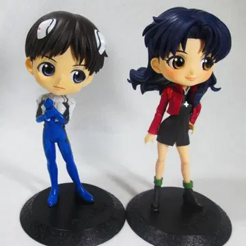 이카리 신지 카츠라기 미사토 에반게리온 Q posket 피규어 2종