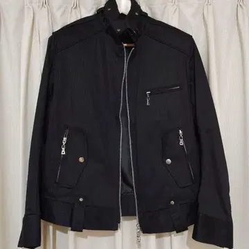 semantic design 스트라이프 자켓 M 블랙