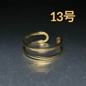 빈티지 패션 반지 골드 13호 오픈링 아트 반지