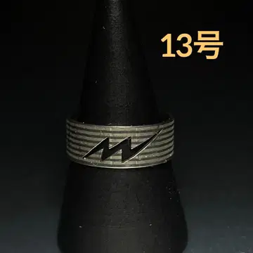 빈티지 패션 반지 실버 13호 번개 번개 썬더 개성적