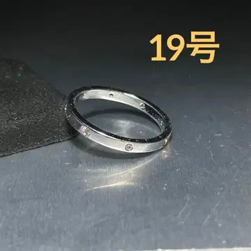 빈티지 패션 반지 실버 19호 다이아몬드풍 스톤