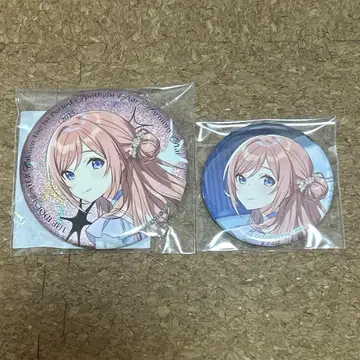 학원 아이돌 마스터 학마스 캔뱃지 1st 히메사키 리나 세트