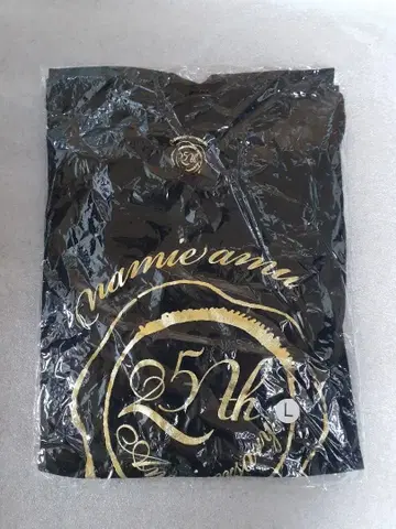 아무로 나미에 25th Anniversary T-shirt L 블랙