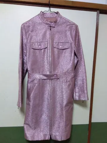 광택 핑크 코트 히스테릭스