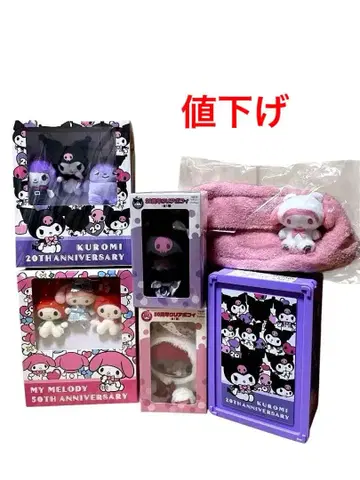 마이멜로디 쿠로미 20주년 50주년 기념 마이멜로디 티슈 케이스 6개