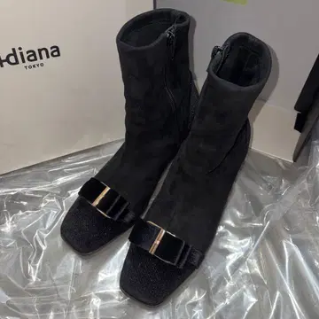 RANDA 스트레치 리본 파츠 숏부츠 란다 신상 M 23.5cm