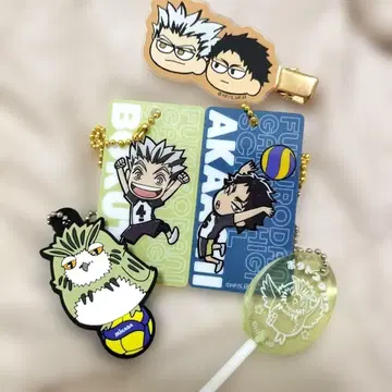 하이큐!! 지로리 앞머리 클립 외 보쿠토 아카아시 세트