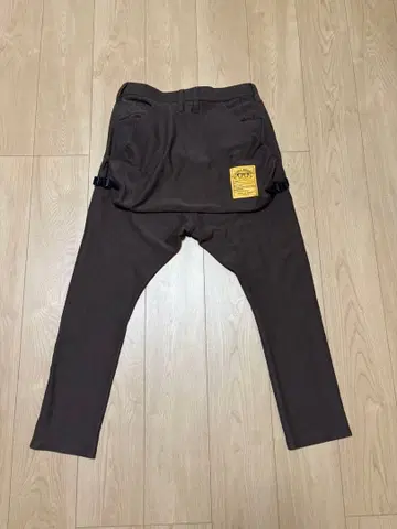 네이탈 디자인 브라운 사루엘 팬츠