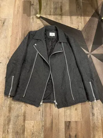 BEAMS HEART 더블 라이더스 울 자켓 P 코트 빔즈