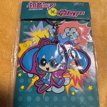 [ 미개봉품 ] 하츠네 미쿠 x 파워퍼프걸 러버 키링