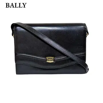 발리 숄더백 크로스바디 여성용 블랙 가죽 검정