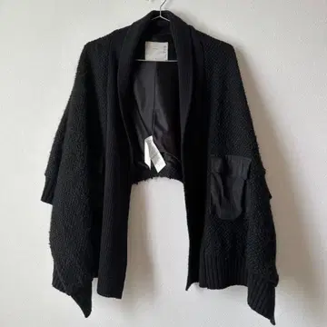 sacai (사카이) 변형 가디건/1/캐시미어/블랙/08-00765