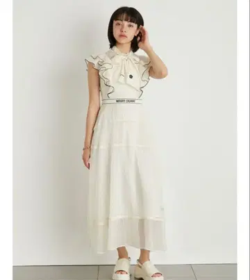 LILY BROWN x MARY QUANT 시어 원피스 (벨트 없음)