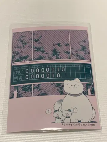 아다치 미츠루 아다치 미츠루전 55주년 카레 브로마이드 펀치 청춘의 카페