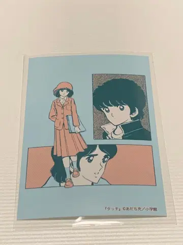 아다치 미츠루전 터치 청춘의 카페 카레 브로마이드