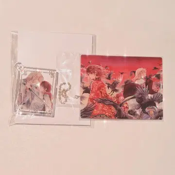 새벽의 연화 금박 키링 아크릴 카드 요나 스원