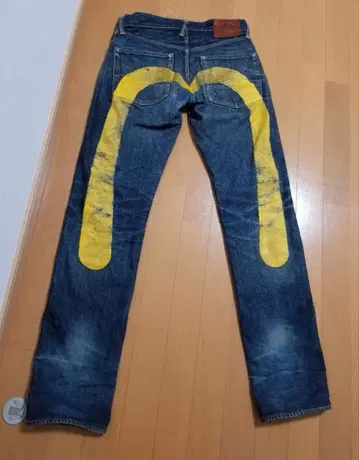 Evisu 에비수 대흑 옐로우 컬러