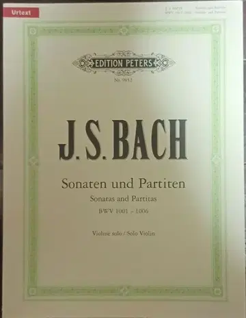 J.S. 바흐: 무반주 바이올린을 위한 소나타와 파르티타 (로스탈 판)