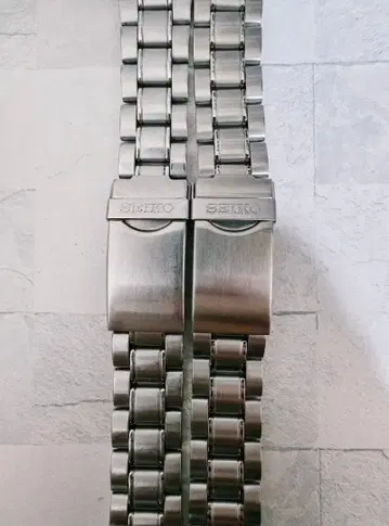 20mm SEIKO 정품 남성용 시계 벨트 더블 락식 버클 다이버즈