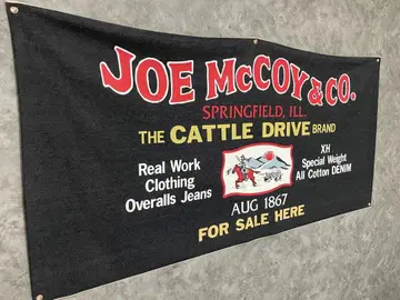 JOE McCOY CATTLE DRIVE 특대형 배너