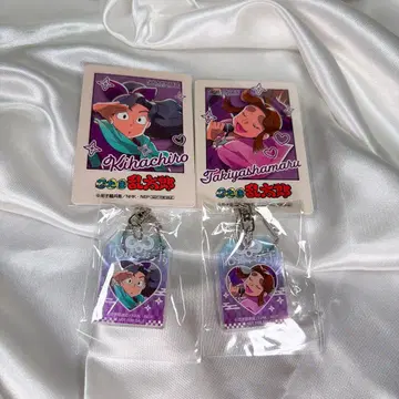 닌타마 란타로 가라오케노 테츠진 아야베 타키야샤마루 아크릴 참 카드