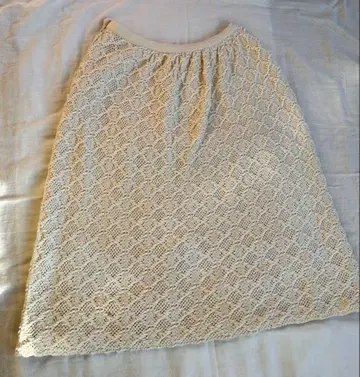 70s 유럽 구제 의류 프랑스 앤티크 빈티지 케이블 짜임 스커트