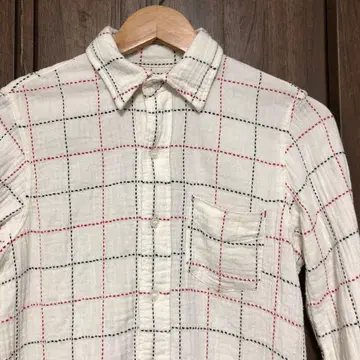 TIGRE BROCANTE 자수 셔츠 XS 화이트