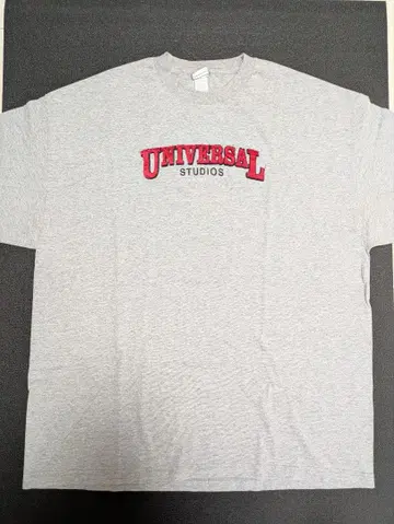 90년대 후반 UNIVERSAL STUDIOS 로고 T셔츠 그레이 XXL