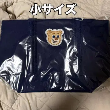 [ 미사용 새상품 ] 페이저 올드 테디 와펜 토트백 네이비 스몰