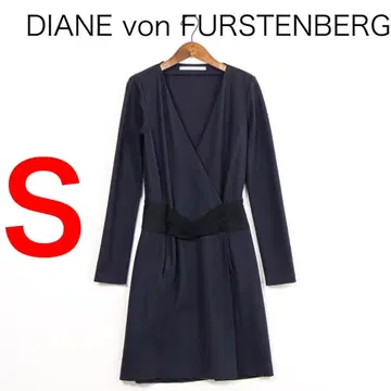 H4858-22 다이앤 폰 파스텐버그 스트레치 울 랩 원피스