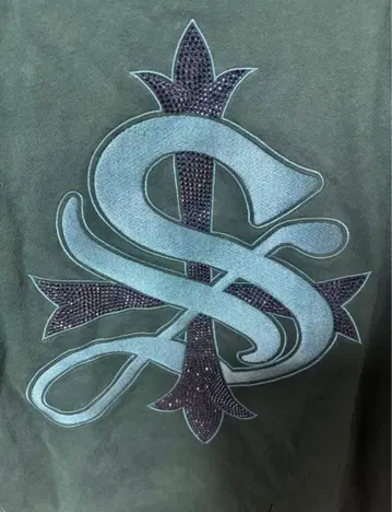 SUPPLIER 그린 후드 부착 후드티 남성용 여성용