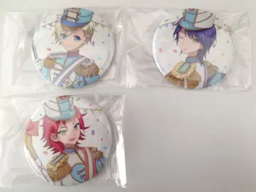 마루쿠지 아이돌타임 프리파라 유메 와쿠 마칭 코디 캔뱃지 3개