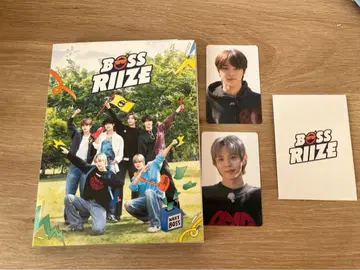 BOSS RIIZE kpop 트레이딩 카드 포함