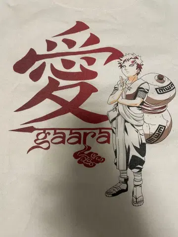 [구하기 어려움] 00s NARUTO 가아라 빈티지 티셔츠
