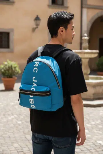 MARC JACOBS 파란색 백팩